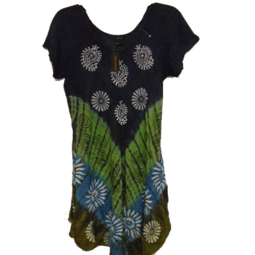 Ana & Kate Tie Dye Boho Dress